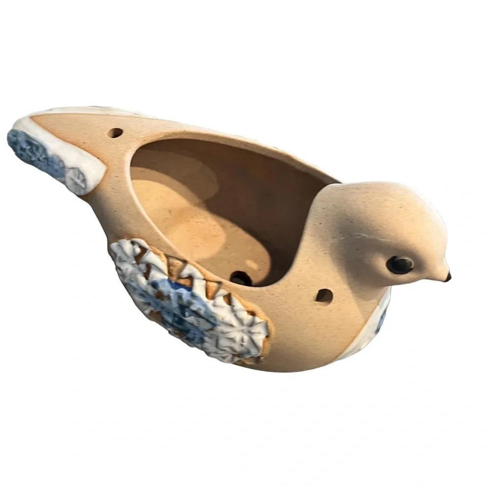 Mexican Bird Form Hanging Planter atonal - Picture 2 of 8